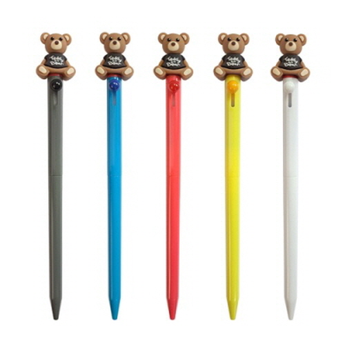 TR 테디베어 캐릭터 볼노크펜 0.7mm