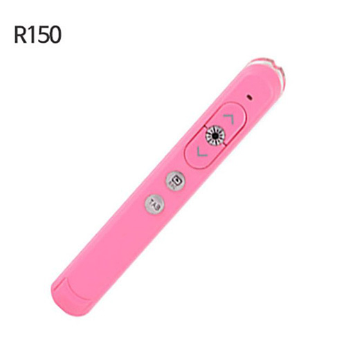 포인터클럽 슬림 다기능 무선프리젠터 R150 (핑크)