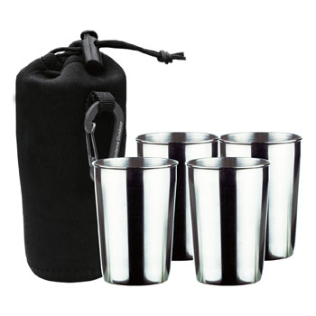 스텐레스 뉴 레져용컵세트(180ml X 4개)(GG-0137)