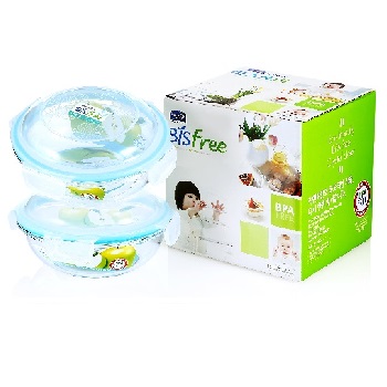 락앤락 비스프리 테이블탑 원형돔형2p세트(420ml*2)