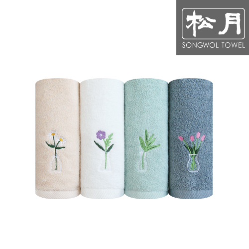 송월 호텔 플라워스타올1p 130g