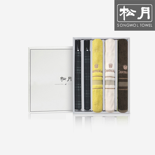 송월 2단 모던체크 2p + 카운테스마라 센치150g 3p