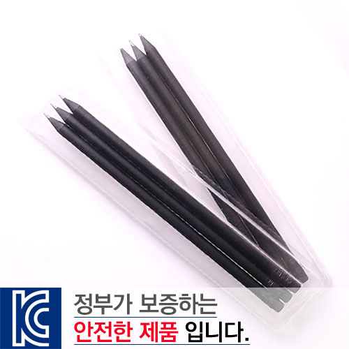 투명사각·흑목지우개연필3p세트