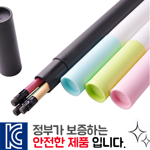 인젝션 파스텔연필 3p 바닐라원통세트