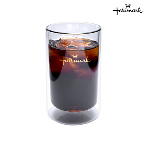 [홀마크] 다카포 이중 내열유리컵 400ml
