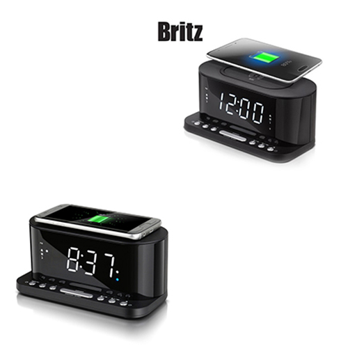 브리츠 BZ-Q110 CR 알람 라디오 무선충전기