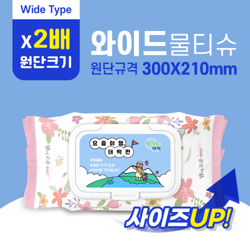 맘이고운 와이드 대형물티슈 30매