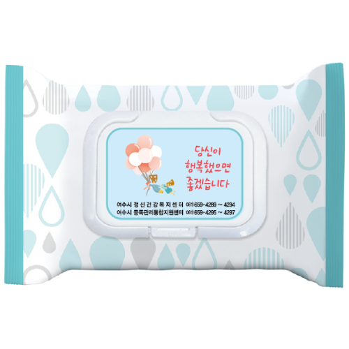 30매 물누리블루 물티슈