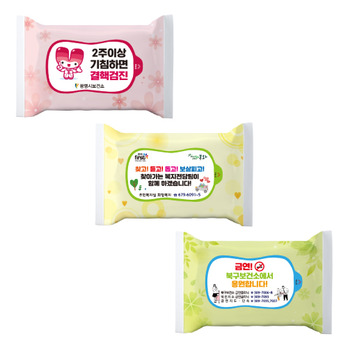 35매 봄향기 3종 물티슈
