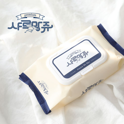 100매 샤르망쥬 물티슈 45gsm
