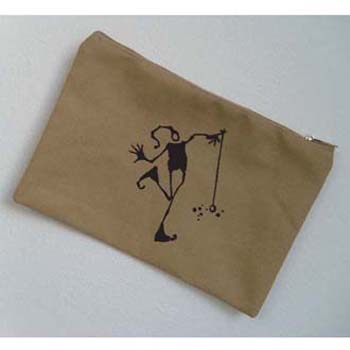 2합 칼라파우치 Beige 25x17cm