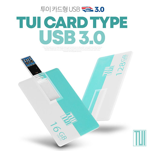 TUI 투이 카드형 USB 3.0 16GB~256GB