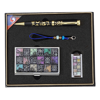 한글볼펜+신문자도자개명함+신문자도자개USB(8GB~64GB)
