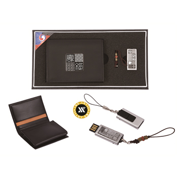 수복문자자개가죽명함+수복문자도자개USB(8GB~64GB)