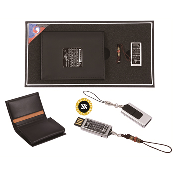 훈민정음자개가죽명함+훈민정음자개USB(8GB~64GB)