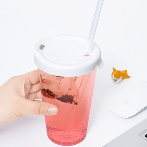 국산 베이직 심플라인 리유저블 빨대텀블러 에코젠 냉온가능500ml