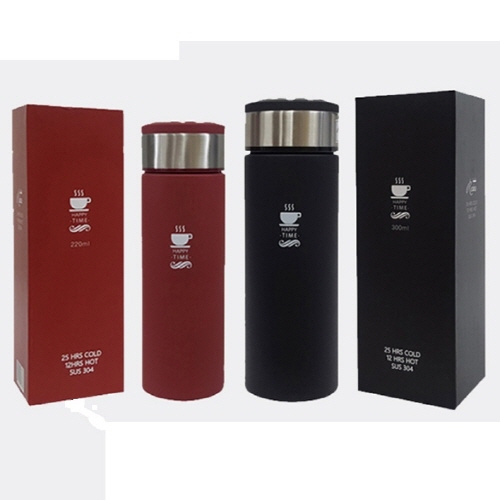 해피타임 녹차망 보온보냉 슬림텀블러 220ml / 30