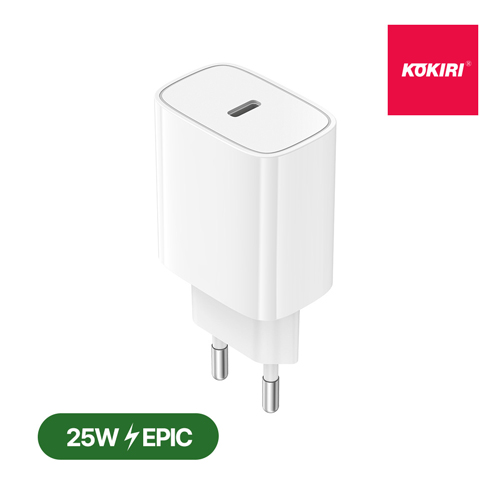 코끼리 EPIC GaN 25W C타입 1포트 초고속 충전기 (케이블미포함
