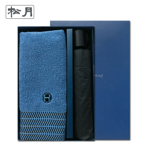 송월 타올우산선물세트(어로우150g 1+CM 3단 엠보