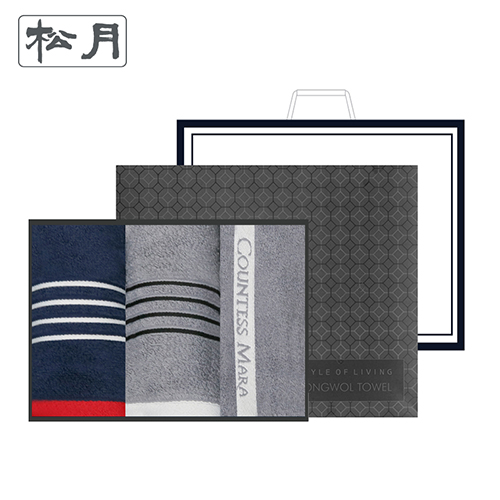 송월 포라인 기프트세트 (포라인세면2P+포라인스포츠1P)+쇼핑백