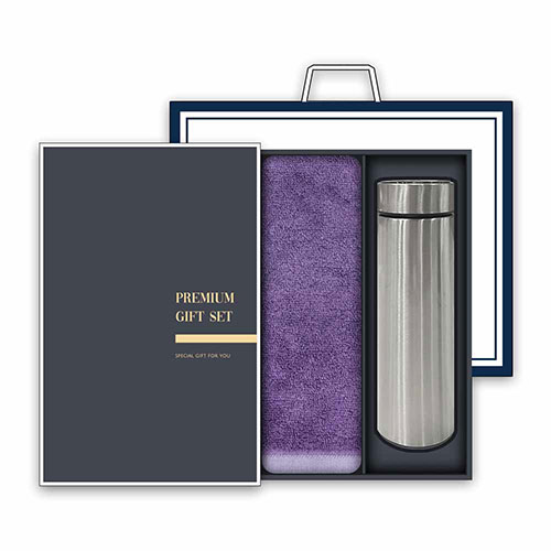 송월 프리미엄 텀블러세트 (뱀부 180g 1매 + 스마트텀블러 500ml