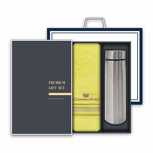 송월 프리미엄 텀블러세트 (CM센치 1매 + 스마트텀블러 500ml 1개