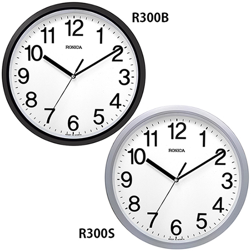 로니카 정통형 무소음벽시계 R300B/R300S