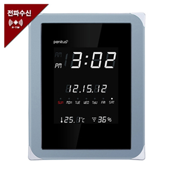 디지털벽시계 전파수신 온습도 40평형 BA9000