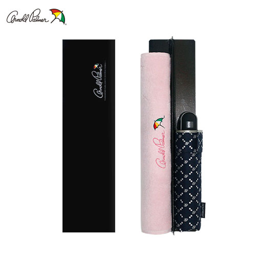 아놀드파마 3단 폰지모리스우산+로고쟈가드타올 130g 세트