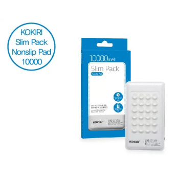 코끼리 흡착패드 10000mAh 보조배터리 (애플 8PIN젠더 내장)