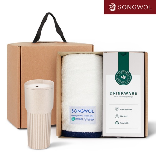 송월타올 리빙 기프트세트 41. 뉴 바이브 뱀부 220g X 1P + 커