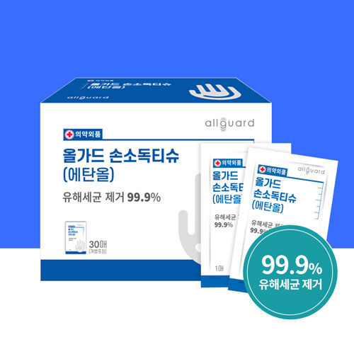 [의약외품] 올가드 손소독티슈 30매