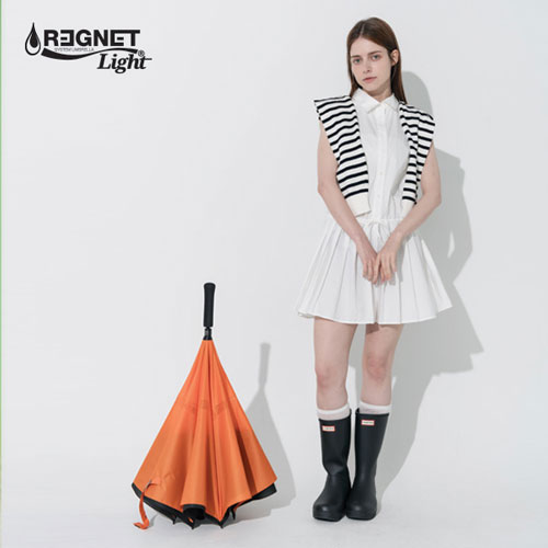 [REGNET] 레그넷 라이트. 거꾸로 우산. 가벼운 장우산(수동)