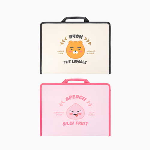 [카카오프렌즈] 손잡이 지퍼 파일