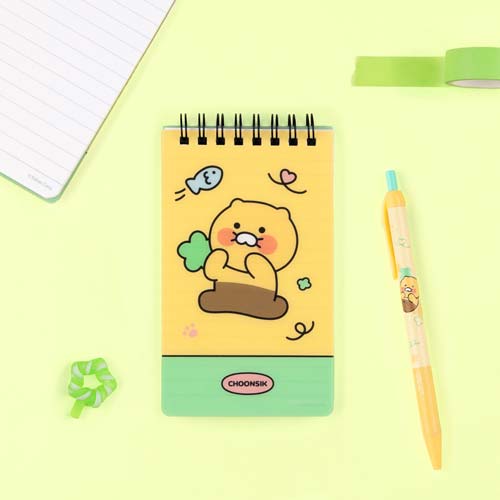 카카오프렌즈 춘식이 PP커버 스프링 수첩