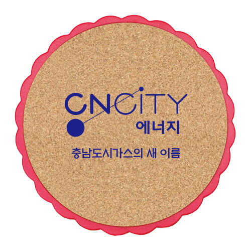 원형 코르크 냄비받침