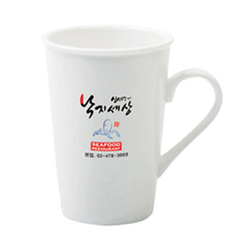 나팔화이트 머그컵