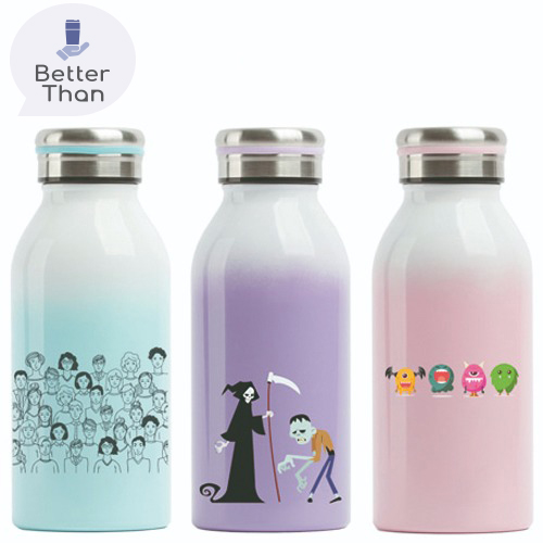 보틀로만 밀키페시카 투톤 이중진공 텀블러 350ml