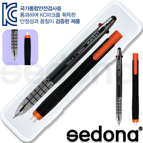 세도나 멀티 5in1 니들터치펜 + 코닉노크지우개6.8 세트