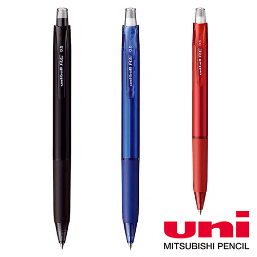 유니볼RE 0.5mm URN-180-05 흑청적
