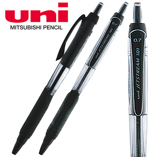 Uni 제트스트림 101 블랙 0.7mm 1P