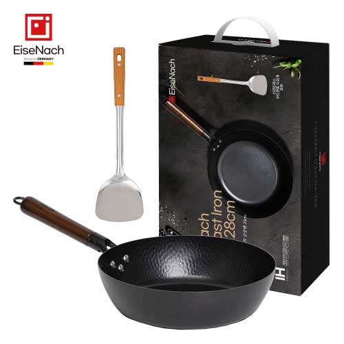아이제나흐 무쇠 멀티 궁중팬 28cm 스텐 뒤집게 2종
