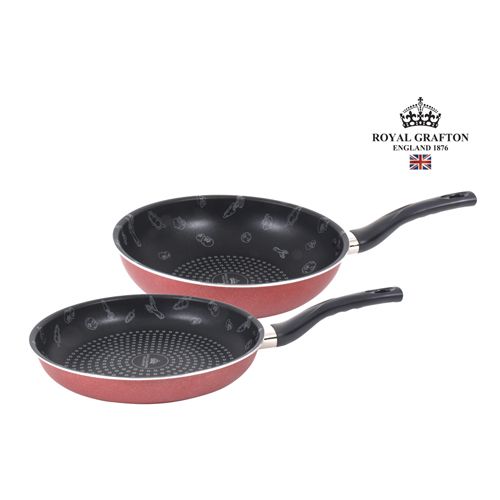 로얄그래프톤 솔리드 인덕션겸용(IH) 티타늄코팅 후라이팬28cm + 궁중