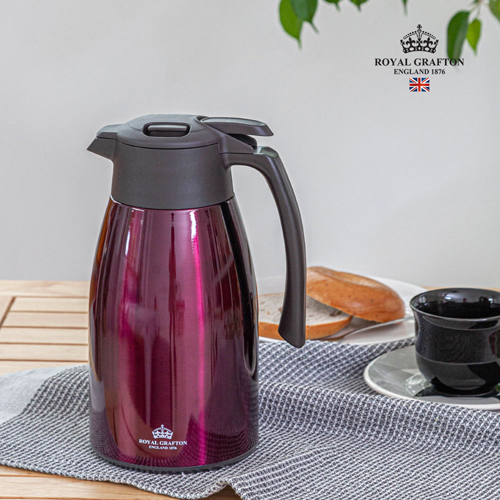 로얄그래프톤 보온보냉 포트 1500ml 퍼플
