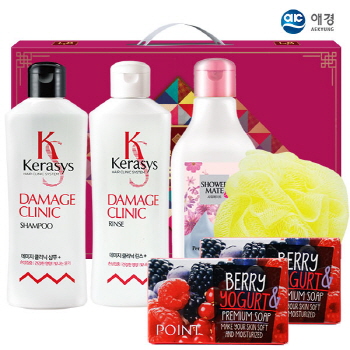 케라시스샴푸 린스 샤워메이트 포인트베리비누2P 샤워볼 6종