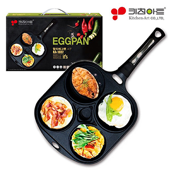 키친아트 4구 에그후라이팬 26cm 1P