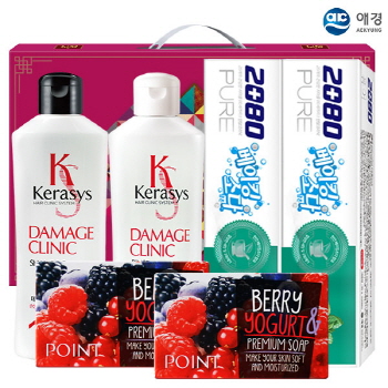 케라시스샴푸 린스 포인트베리비누2P 베이킹소다치약90g2P 6종
