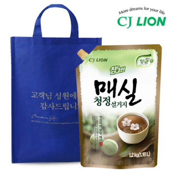친환경 참그린매실1.2kg 리필 부직포가방포함