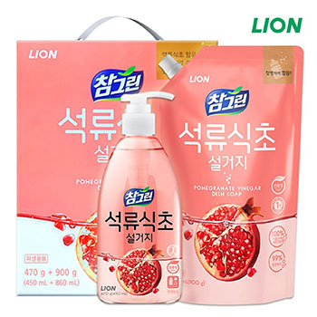 친환경 참그린석류470펌프 석류900리필 2종