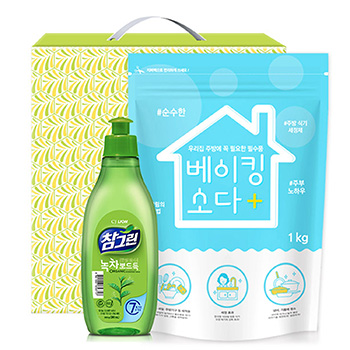 친환경 참그린300용기 베이킹소다1kg 2종